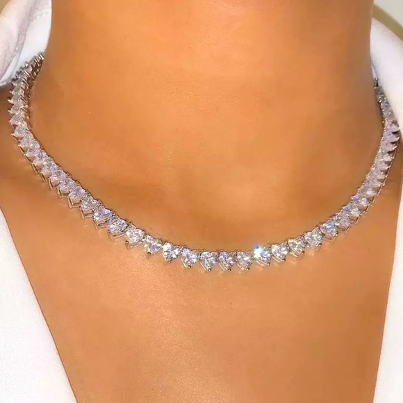 Jewelry - ✨Tennis Diamond Necklace / Statement Necklace ✨